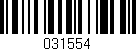 Código de barras (EAN, GTIN, SKU, ISBN): '031554'