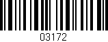Código de barras (EAN, GTIN, SKU, ISBN): '03172'