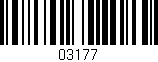 Código de barras (EAN, GTIN, SKU, ISBN): '03177'