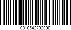 Código de barras (EAN, GTIN, SKU, ISBN): '0318542732090'