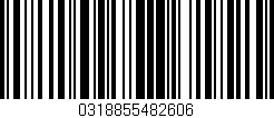 Código de barras (EAN, GTIN, SKU, ISBN): '0318855482606'