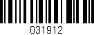 Código de barras (EAN, GTIN, SKU, ISBN): '031912'