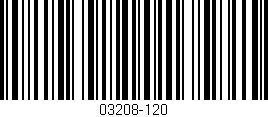 Código de barras (EAN, GTIN, SKU, ISBN): '03208-120'