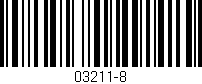Código de barras (EAN, GTIN, SKU, ISBN): '03211-8'