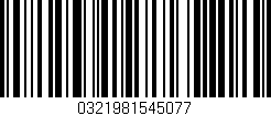 Código de barras (EAN, GTIN, SKU, ISBN): '0321981545077'
