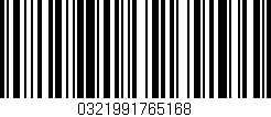 Código de barras (EAN, GTIN, SKU, ISBN): '0321991765168'