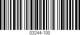 Código de barras (EAN, GTIN, SKU, ISBN): '03244-100'