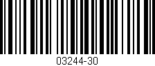 Código de barras (EAN, GTIN, SKU, ISBN): '03244-30'
