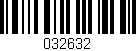Código de barras (EAN, GTIN, SKU, ISBN): '032632'