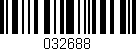 Código de barras (EAN, GTIN, SKU, ISBN): '032688'