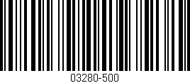 Código de barras (EAN, GTIN, SKU, ISBN): '03280-500'