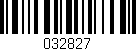 Código de barras (EAN, GTIN, SKU, ISBN): '032827'