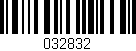 Código de barras (EAN, GTIN, SKU, ISBN): '032832'
