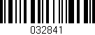 Código de barras (EAN, GTIN, SKU, ISBN): '032841'