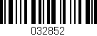 Código de barras (EAN, GTIN, SKU, ISBN): '032852'