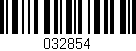 Código de barras (EAN, GTIN, SKU, ISBN): '032854'