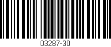 Código de barras (EAN, GTIN, SKU, ISBN): '03287-30'