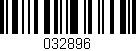 Código de barras (EAN, GTIN, SKU, ISBN): '032896'