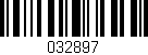 Código de barras (EAN, GTIN, SKU, ISBN): '032897'