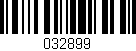 Código de barras (EAN, GTIN, SKU, ISBN): '032899'