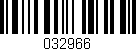 Código de barras (EAN, GTIN, SKU, ISBN): '032966'