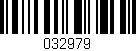 Código de barras (EAN, GTIN, SKU, ISBN): '032979'