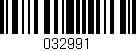 Código de barras (EAN, GTIN, SKU, ISBN): '032991'