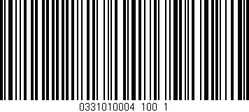 Código de barras (EAN, GTIN, SKU, ISBN): '0331010004_100_1'