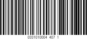 Código de barras (EAN, GTIN, SKU, ISBN): '0331010004_407_1'