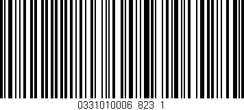 Código de barras (EAN, GTIN, SKU, ISBN): '0331010006_823_1'