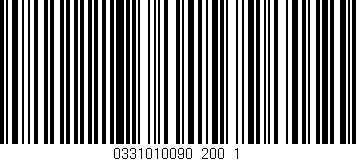Código de barras (EAN, GTIN, SKU, ISBN): '0331010090_200_1'