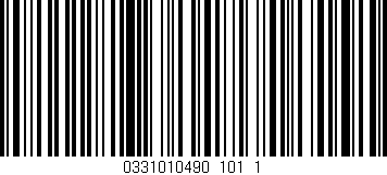 Código de barras (EAN, GTIN, SKU, ISBN): '0331010490_101_1'