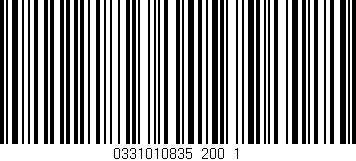 Código de barras (EAN, GTIN, SKU, ISBN): '0331010835_200_1'