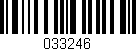 Código de barras (EAN, GTIN, SKU, ISBN): '033246'