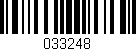 Código de barras (EAN, GTIN, SKU, ISBN): '033248'