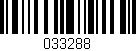 Código de barras (EAN, GTIN, SKU, ISBN): '033288'