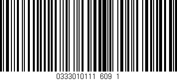 Código de barras (EAN, GTIN, SKU, ISBN): '0333010111_609_1'