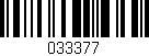 Código de barras (EAN, GTIN, SKU, ISBN): '033377'