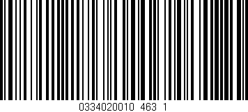Código de barras (EAN, GTIN, SKU, ISBN): '0334020010_463_1'