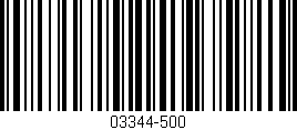 Código de barras (EAN, GTIN, SKU, ISBN): '03344-500'