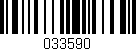Código de barras (EAN, GTIN, SKU, ISBN): '033590'