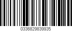 Código de barras (EAN, GTIN, SKU, ISBN): '0336829839935'