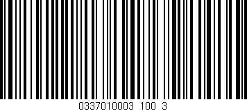 Código de barras (EAN, GTIN, SKU, ISBN): '0337010003_100_3'