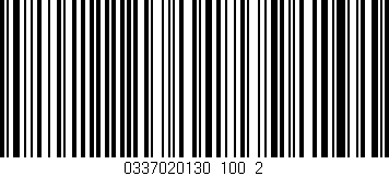 Código de barras (EAN, GTIN, SKU, ISBN): '0337020130_100_2'