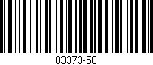Código de barras (EAN, GTIN, SKU, ISBN): '03373-50'