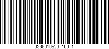 Código de barras (EAN, GTIN, SKU, ISBN): '0338010529_100_1'