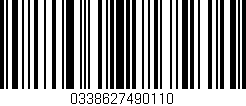 Código de barras (EAN, GTIN, SKU, ISBN): '0338627490110'