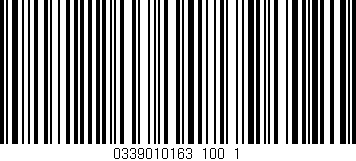 Código de barras (EAN, GTIN, SKU, ISBN): '0339010163_100_1'