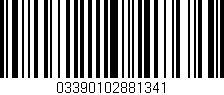 Código de barras (EAN, GTIN, SKU, ISBN): '03390102881341'