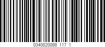 Código de barras (EAN, GTIN, SKU, ISBN): '0340020088_117_1'